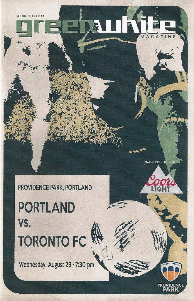 Portland Timbers 'Green & White' MLS Soccer/Football Program Volume 7, Issue 13