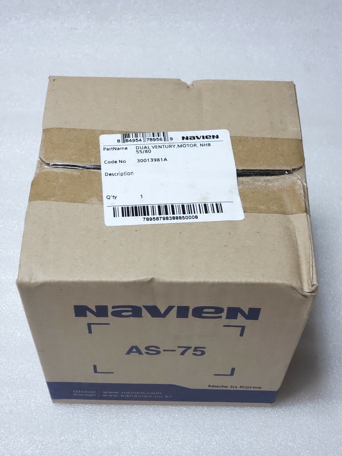 Navien 30013981A Dual Ventury Motor, NHB 55/80 Series Condensing Gas Boiler N£W