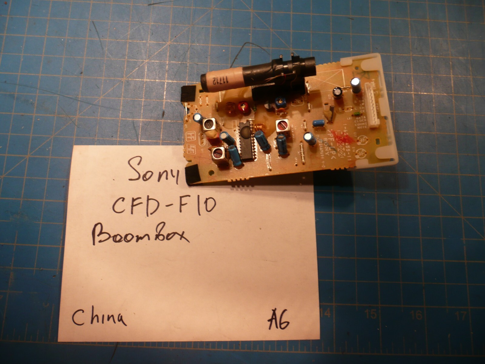 Sony CFD-F10 Boombox Replacement Parts Radio Circuit Board Part # 1-688-455-11