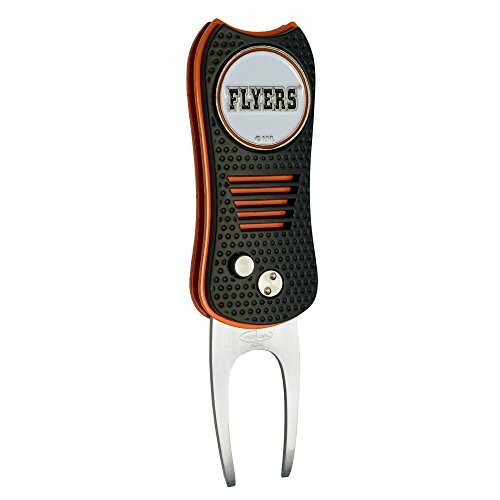 Philadelphia Flyers Switchblade Divot Tool with ball marker magnet attach