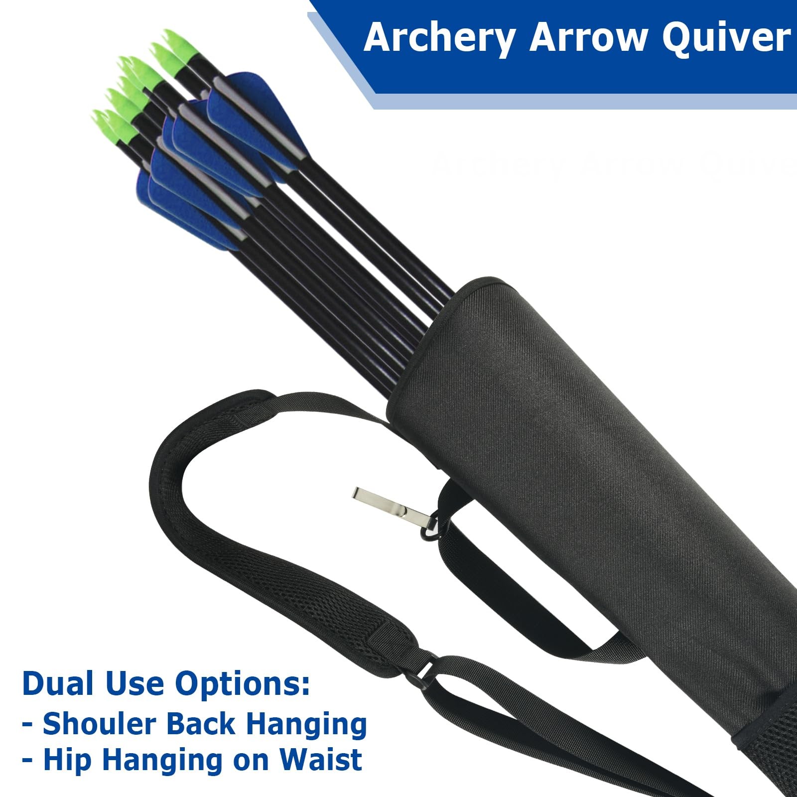 Cosmos Archery Arrow Quiver Holder Adjustable Backpack Bag Hip...