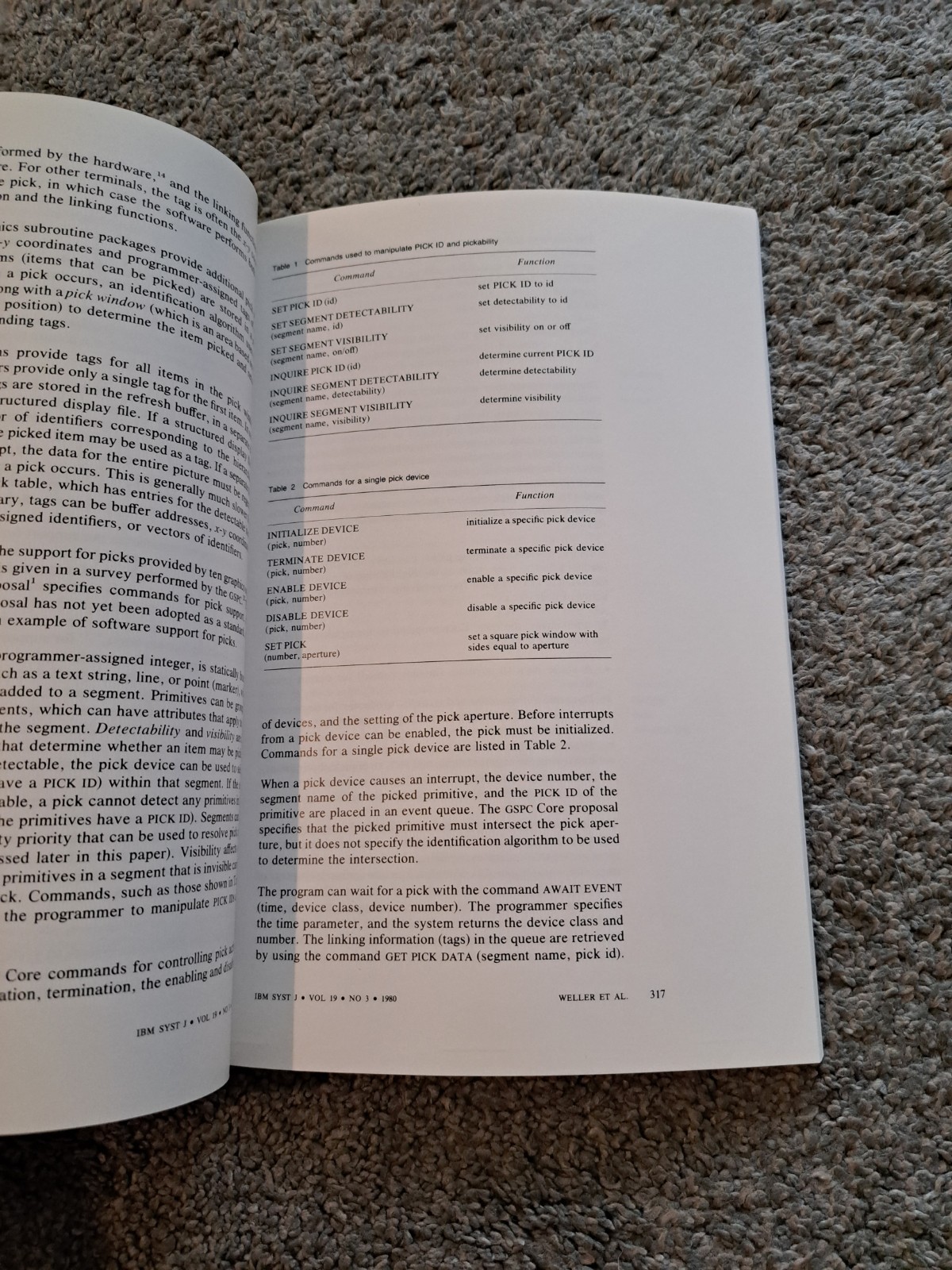 IBM Systems Journal Volume Nineteen Number Three 1980 Computer Graphics
