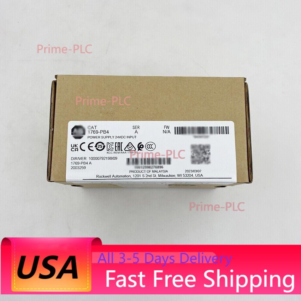 New Factory Sealed AB 1769-PB4 SER A CompactLogix Power Supply Module 1769PB4