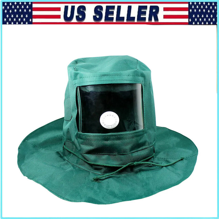 Sand Blasting Hood Cap Anti Wind Sandblaster Tools Dust Protective Face Shield