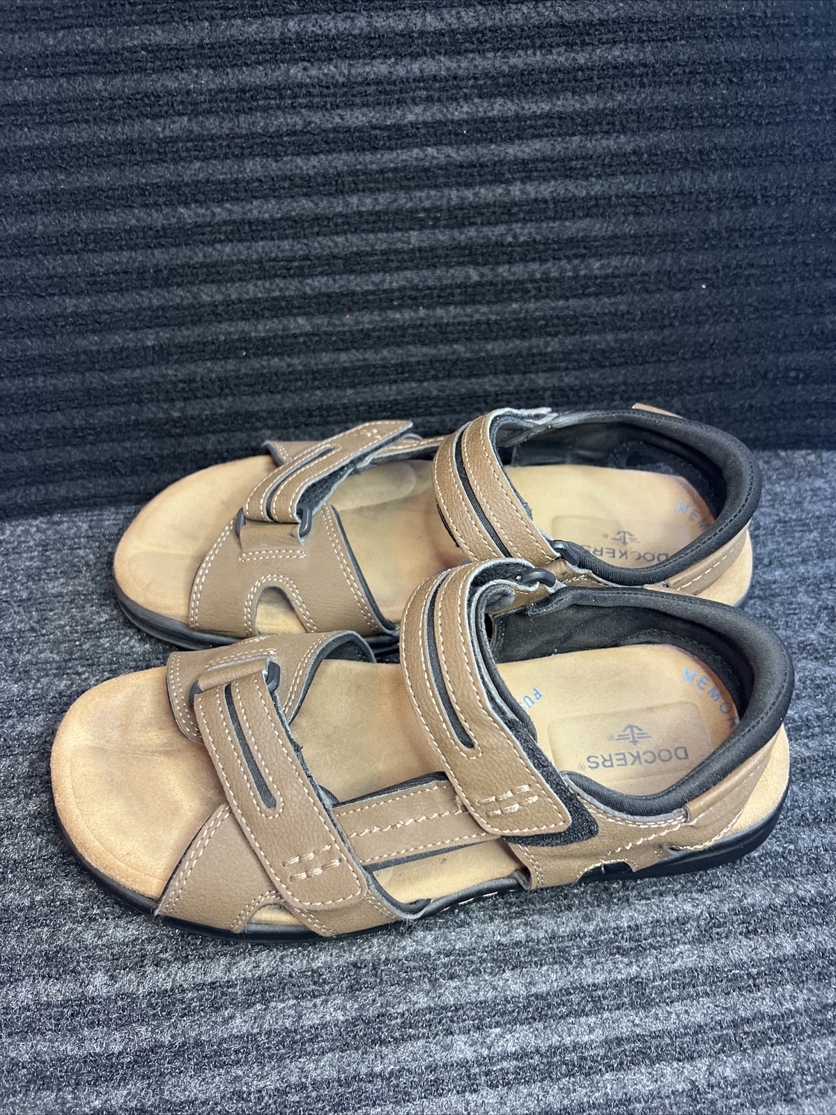 Dockers Brown Adjustable Sandals Men Size 9 M