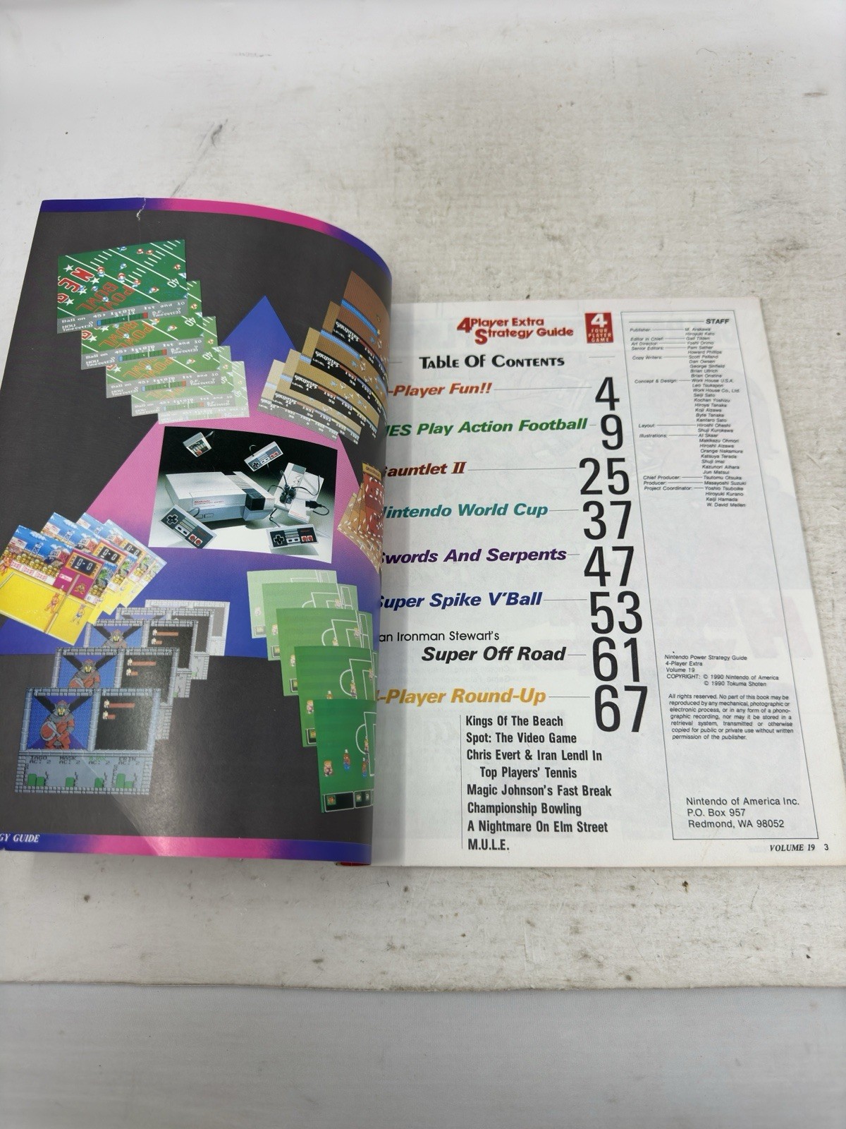 Nintendo Power Strategy Guide 4-Player Extra 1990 Volume 19