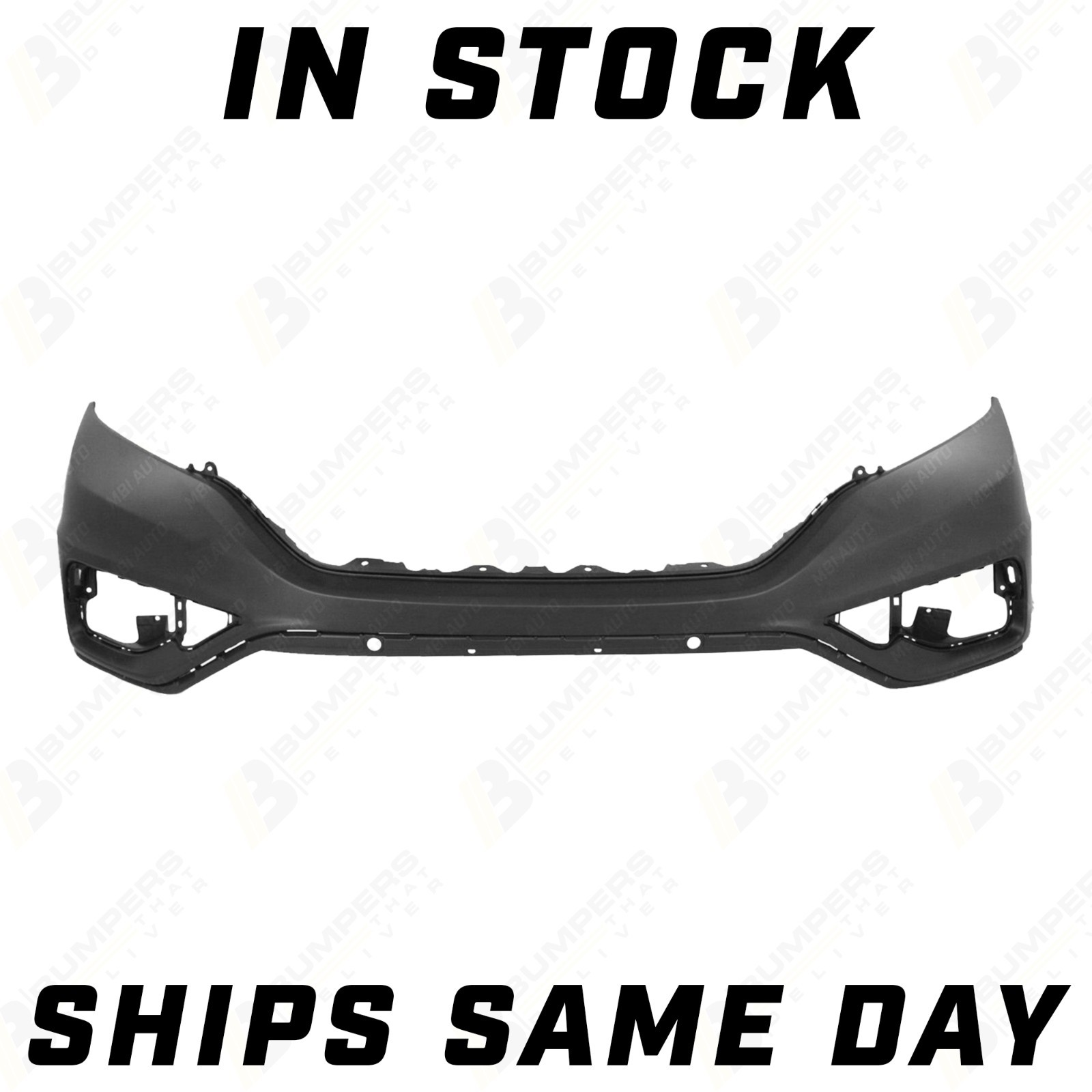 NEW Primered Front Upper Bumper Cover Replacement for 2015 2016 Honda CR-V 15 16