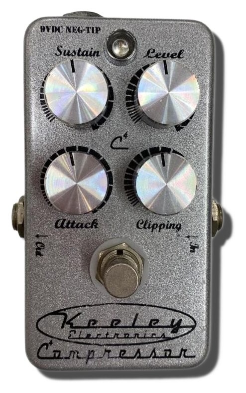 Keeley C4 2009 Compressor Pedal 4821 Tested & Works