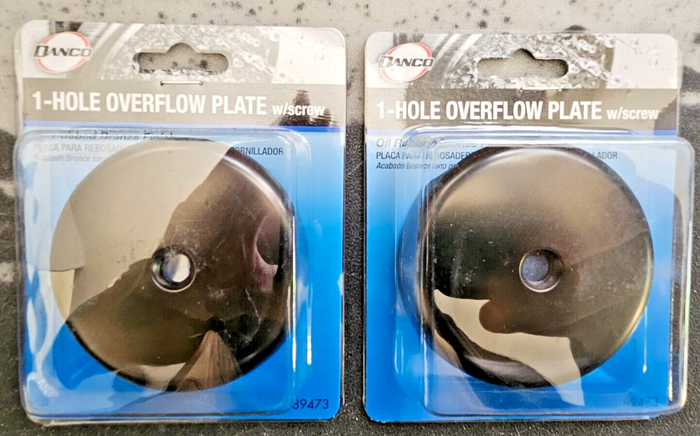 Danco Single Hole Overflow Plate In Oil Rubbed Bronze 2 Pack