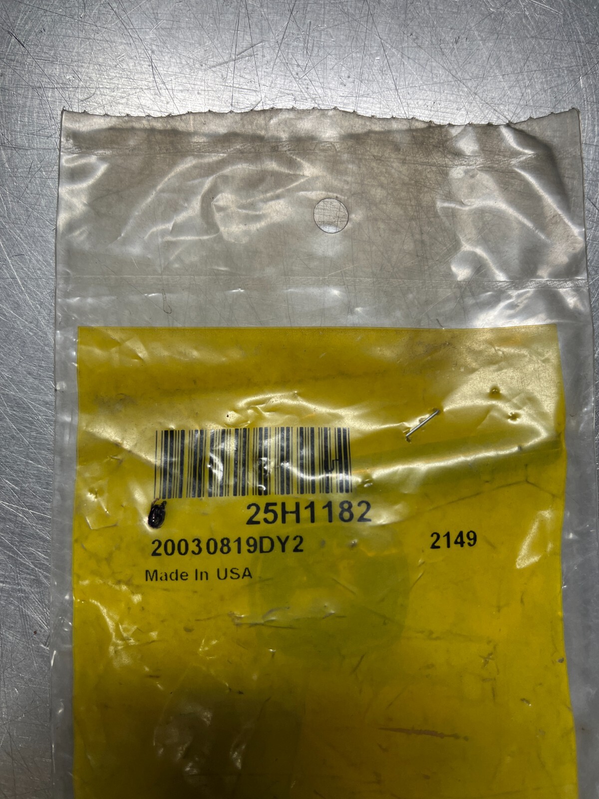 25H1182 Genuine OEM John Deere Groove PIN