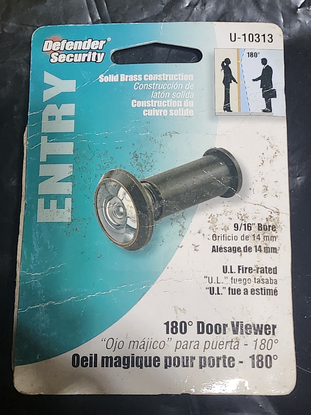 Entry 180 Degree Door Viewer 9/16" Bore Bronze Finish