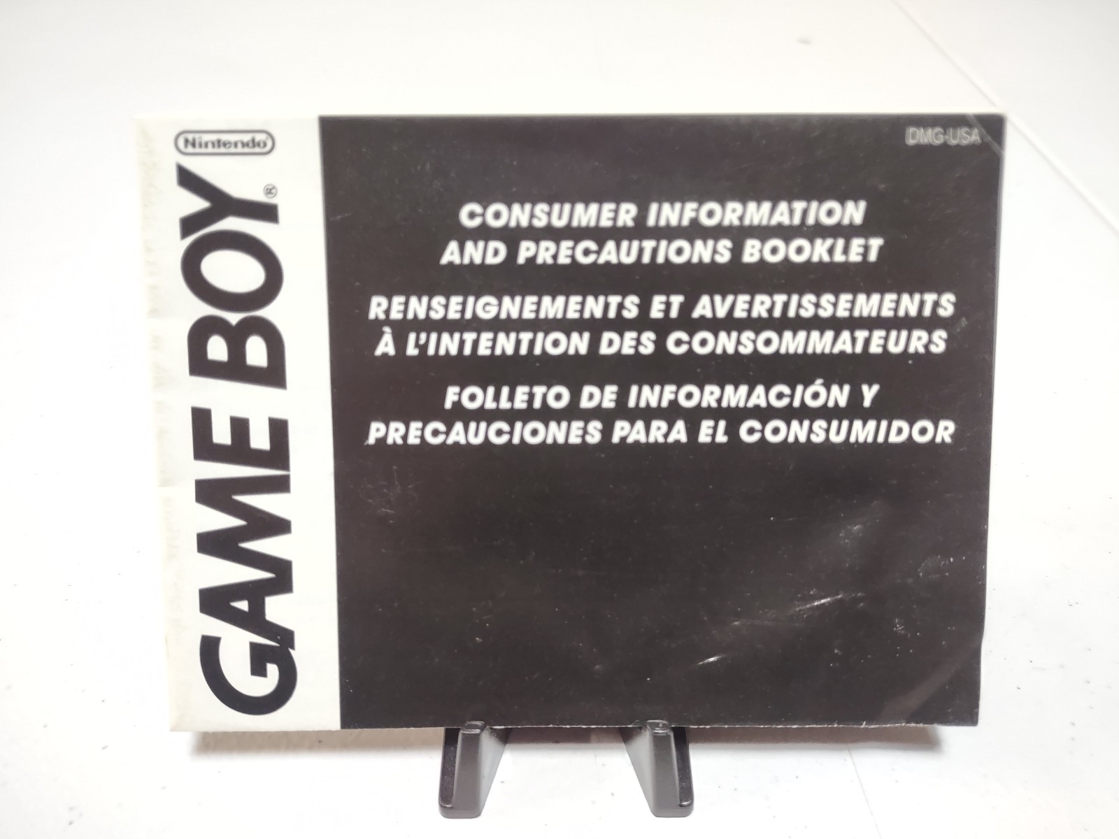 Lot Of 3x Game Boy Consumer Information And Precautions Booklet U/DMG-USA-7