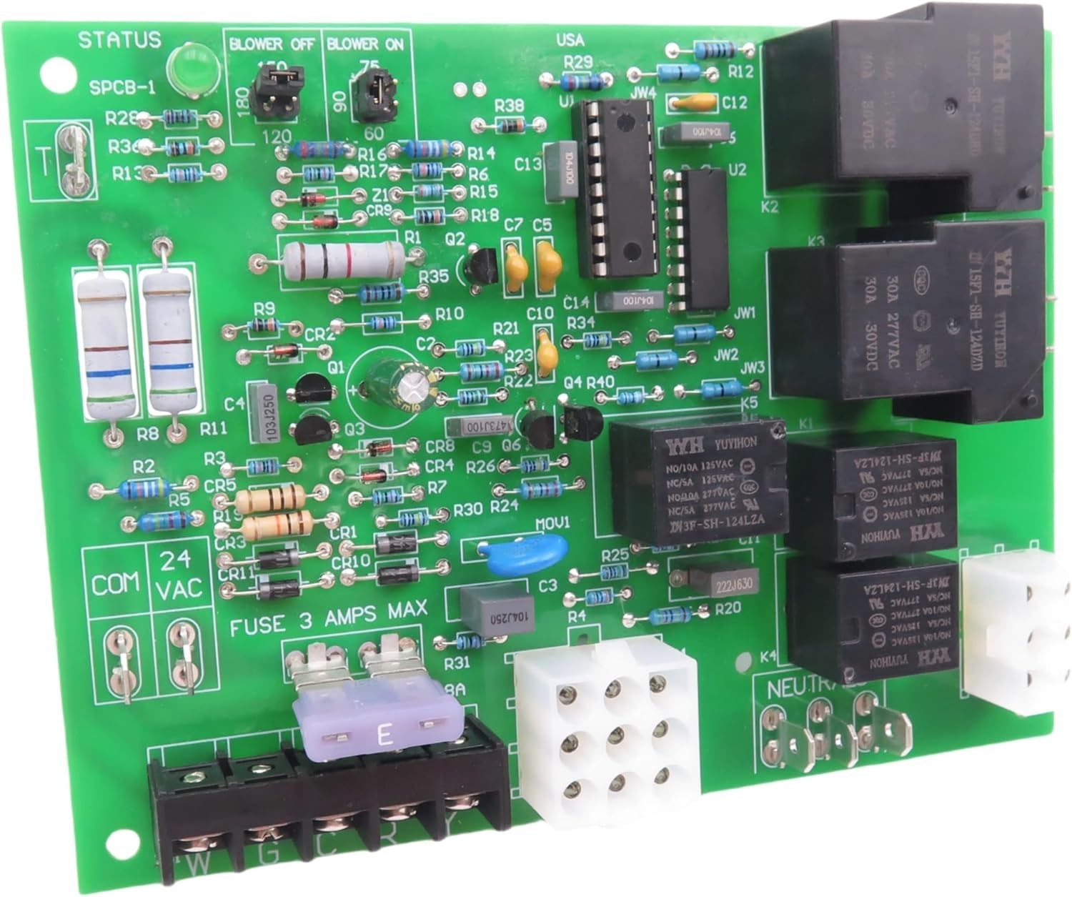 Coleman Evcon Replacement Furnace Control Circuit Board - Compact & Lightweight