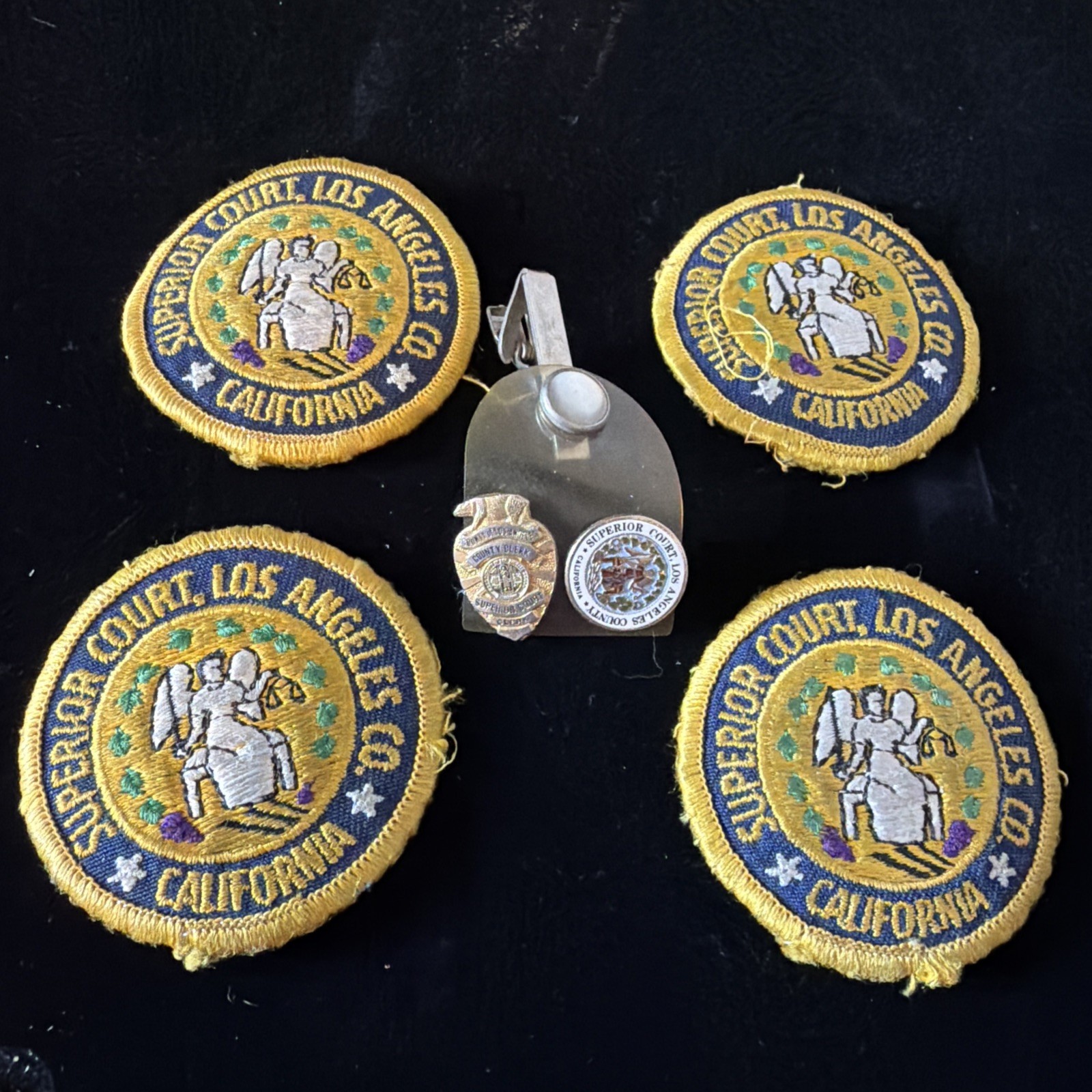County Of Los Angeles Superior Court Patch County Clerk Pin Retired
