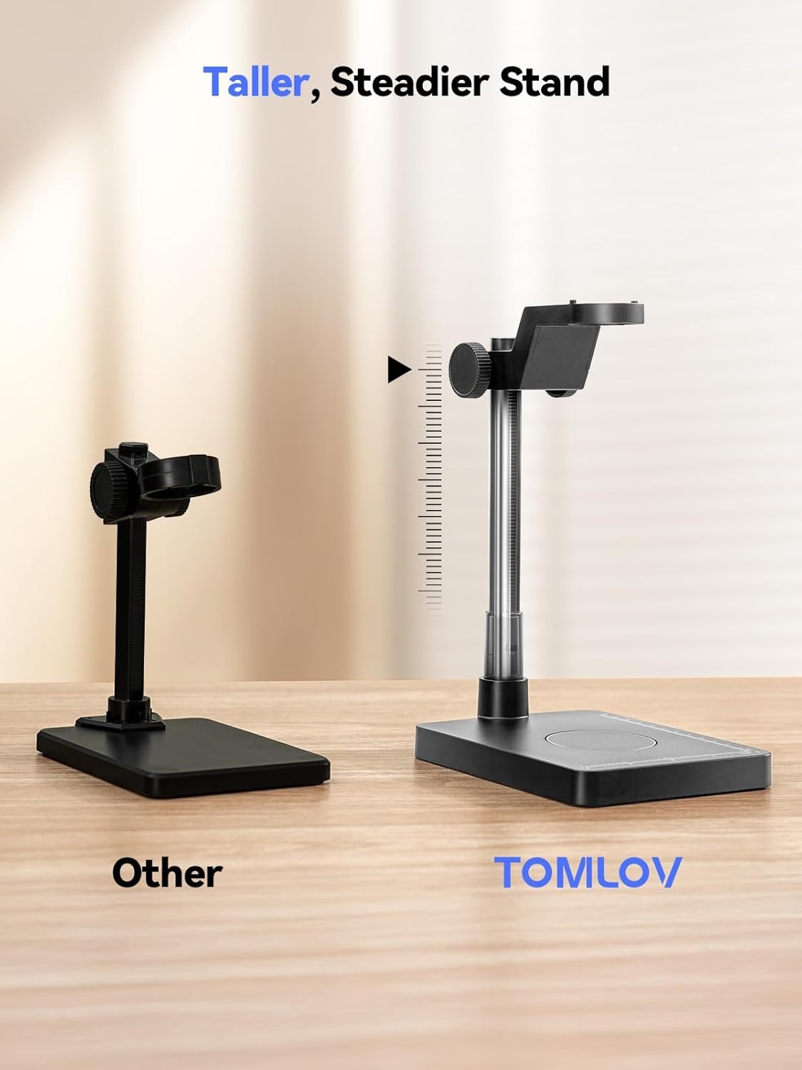 TOMLOV 200X Digital Microscope with Screen Error Coin Collector Scale Microscope