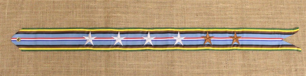 Unofficial Flag Campaign Streamer 135: Armed Forces Expeditionary w/6 stars