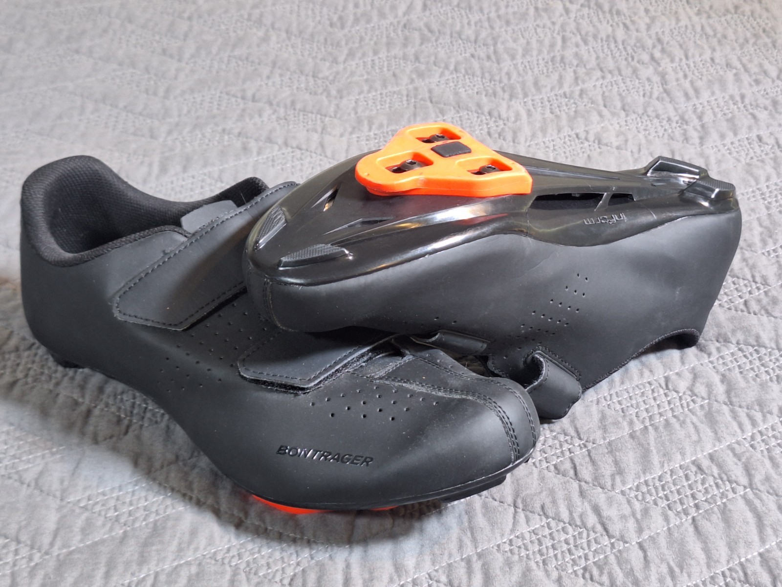 Bontrager Solstice Road Cycling Shoes w/Cleats Black, 5251270 EU 45, US Men's 12