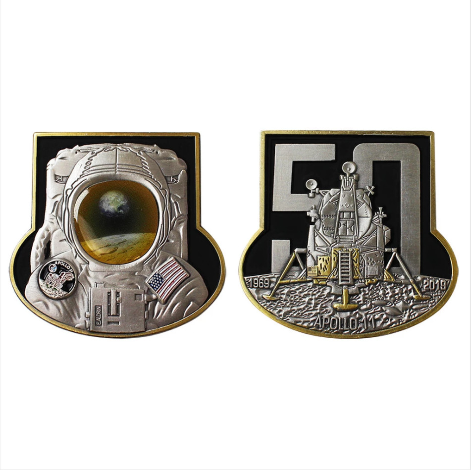U.S. COIN 2": NAVY APOLLO 11 50TH ANNIVERSARY