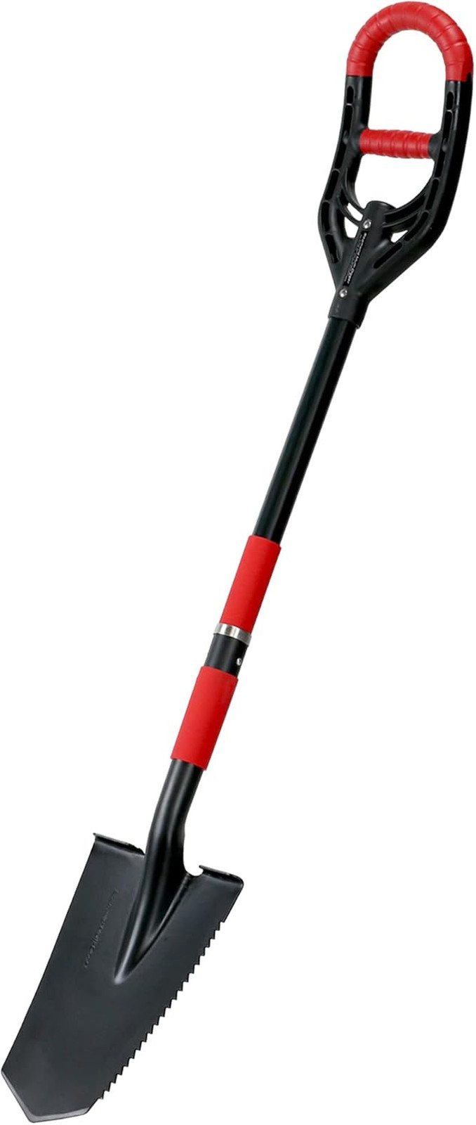 Lightweight Multi-Digger Spade with Dual Grip & Root Saw Cutter
