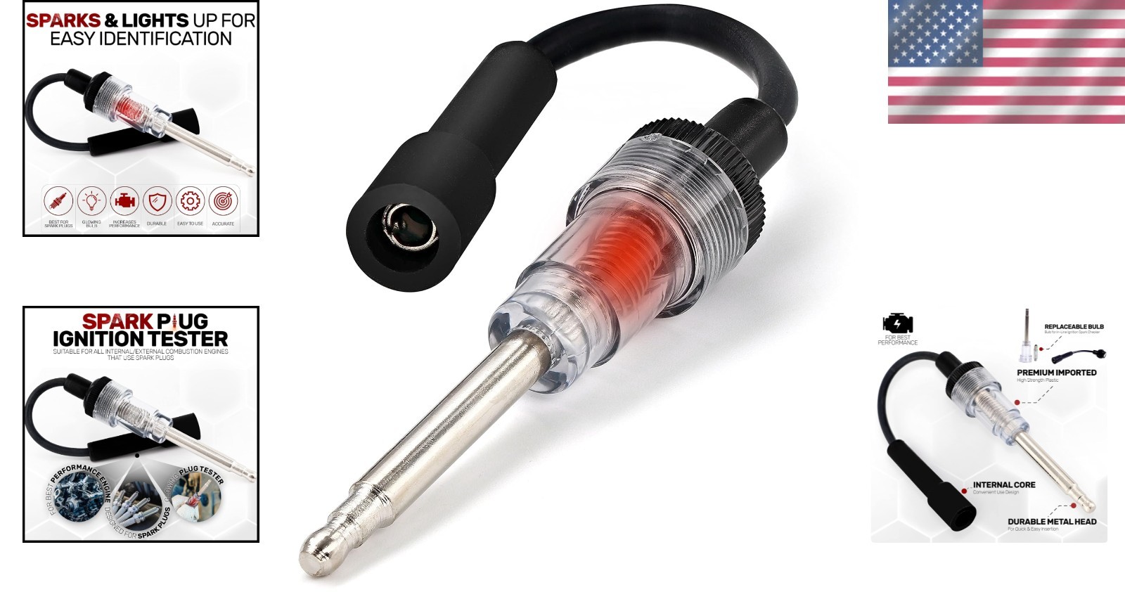 Portable Spark Tester Tool for Internal Combustion Engines - Efficient Diagnosis
