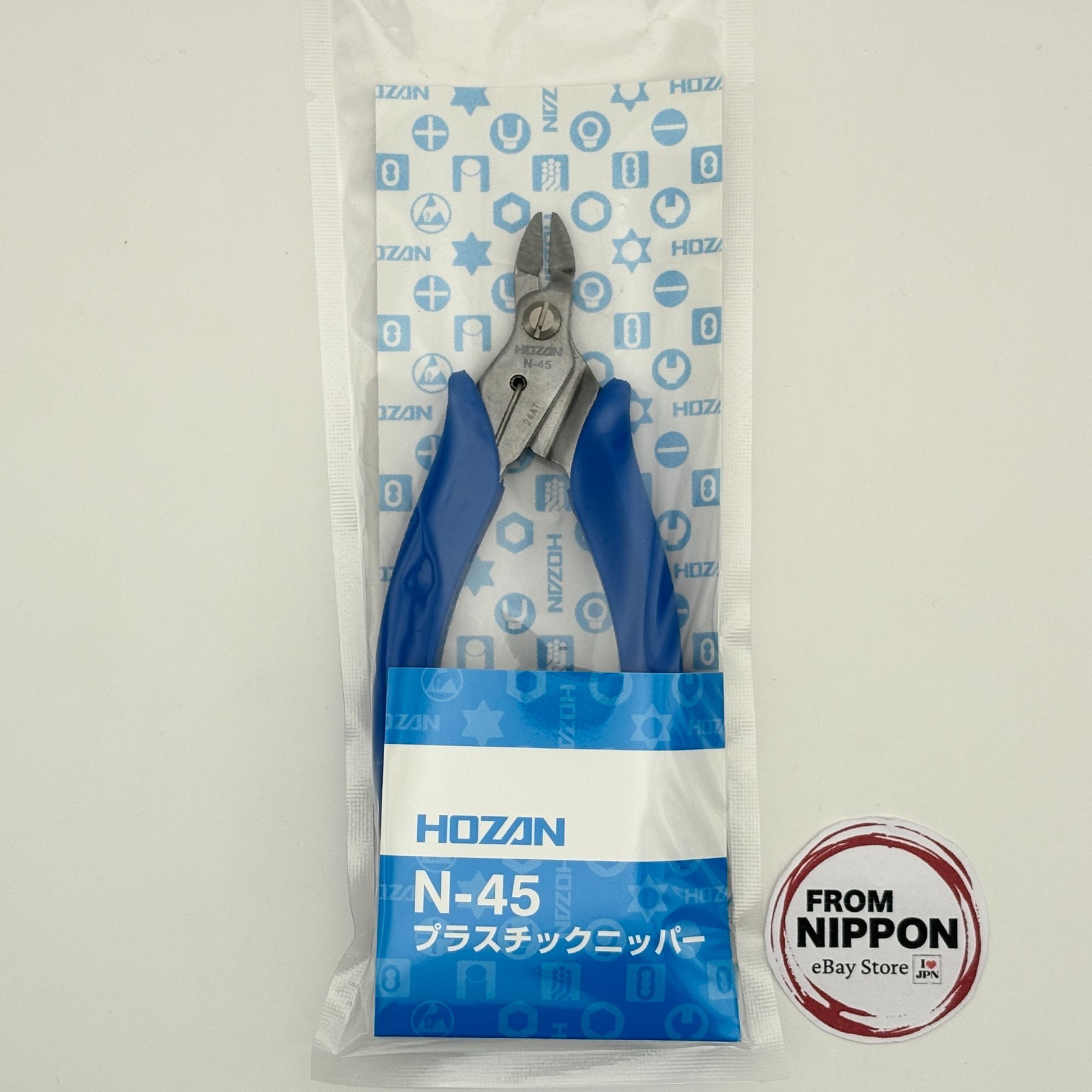 Hozan N-45 Plastic Nipper Precision Thin Blade Finish Cutter Japan