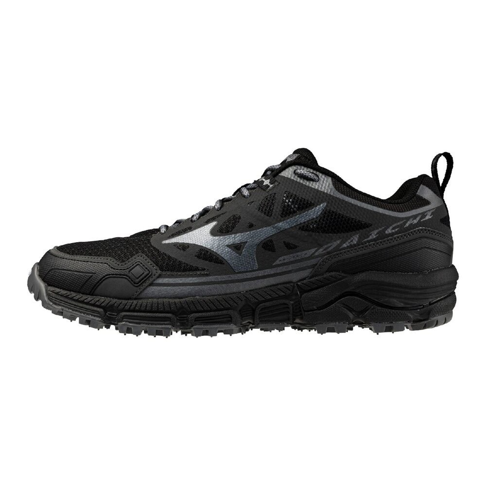 Mizuno Wave Daichi LS Black Silver Metallic Grey D1GA260101 Men's Size