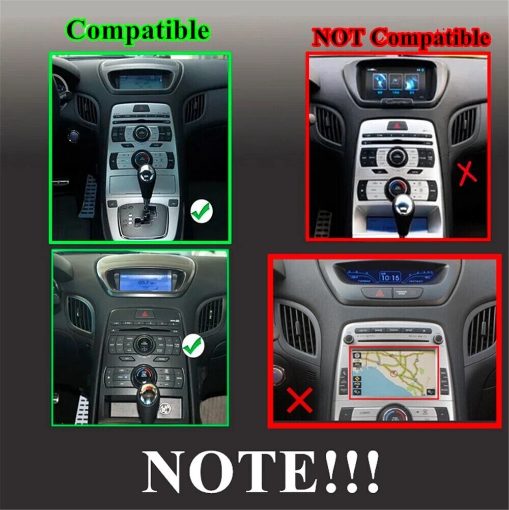 9" Car Radio Wireless Android CarPlay 2+32GB For 09-12 Hyundai Genesis Coupe