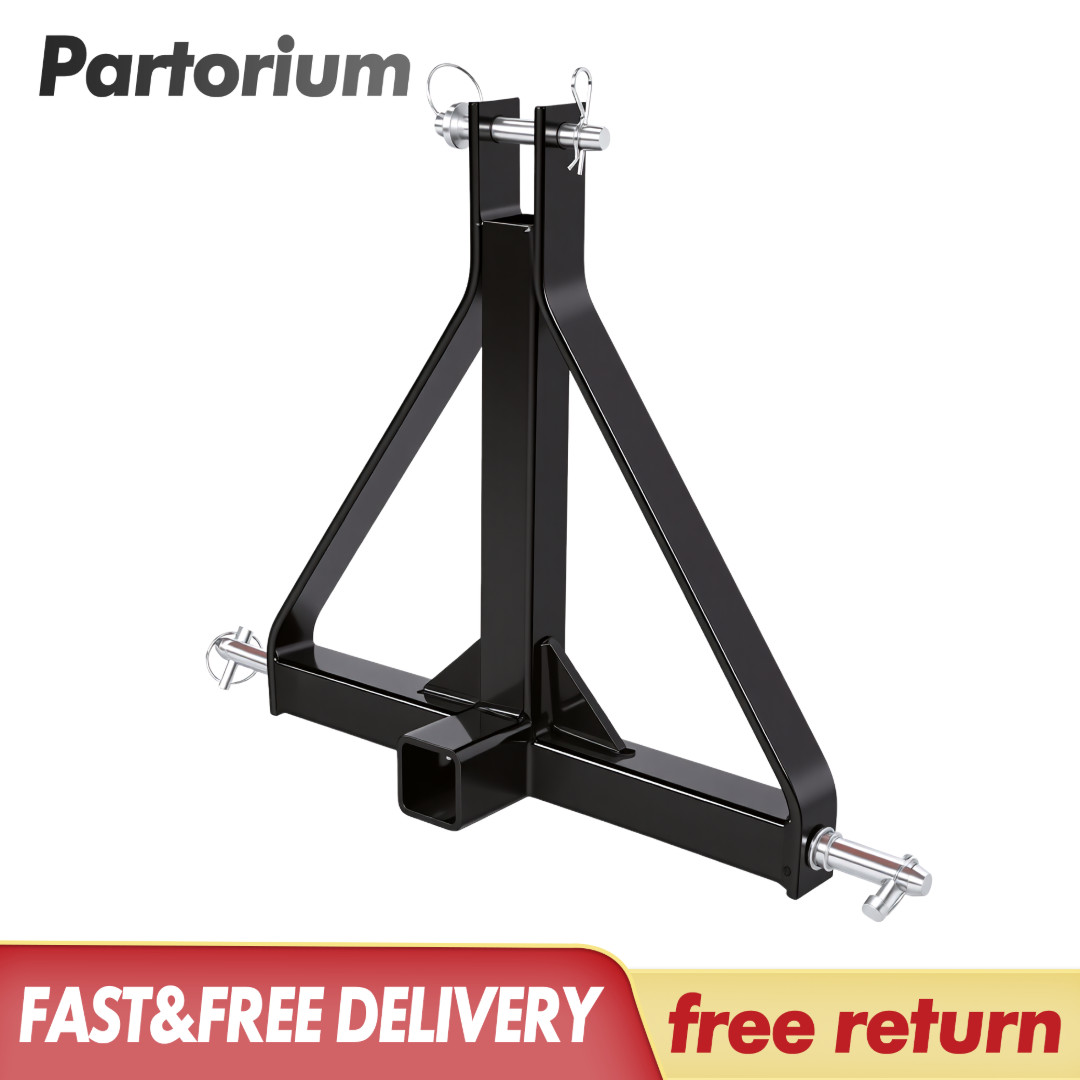 3 Point Trailer Receiver Hitch Tow Drawbar Cat One Tractor Thicken Steel Upgrade