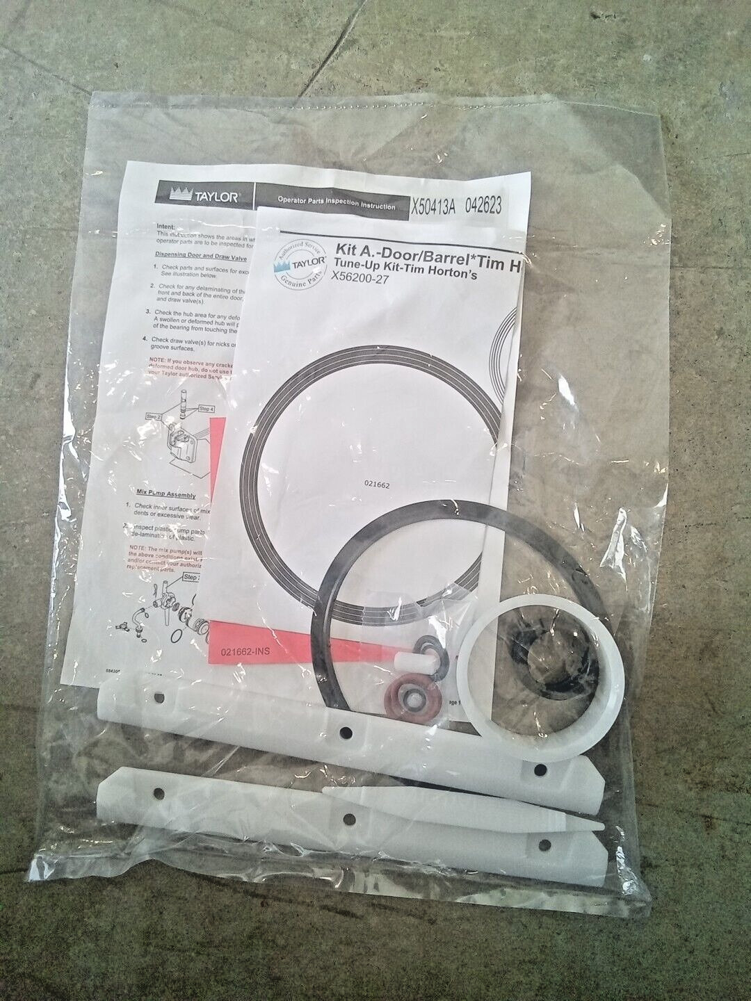 4-Pack Genuine OEM Taylor X50413A Tune Up Kit 390-27 Tim Hortons