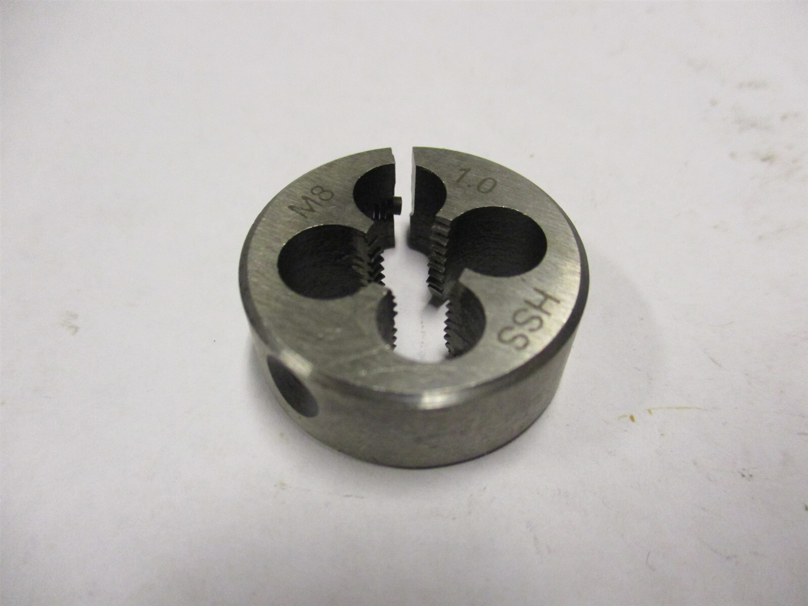 8x1.00 Metric Thread Adjustable Round Die 1" Outside Diameter High Speed Steel
