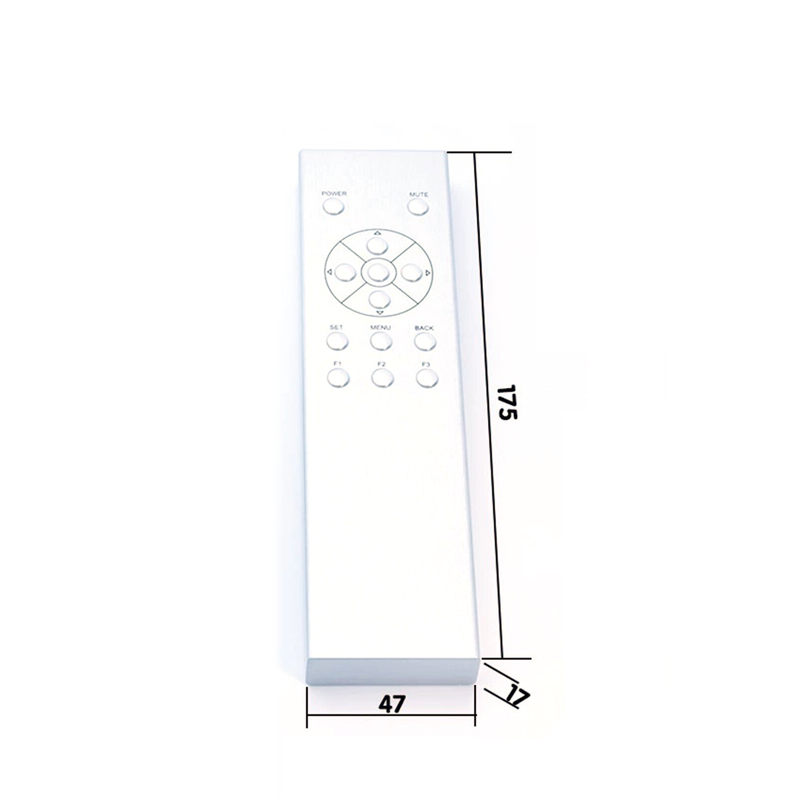 Learning aluminum shell infrared universal remote controller Hifi audio remotePP