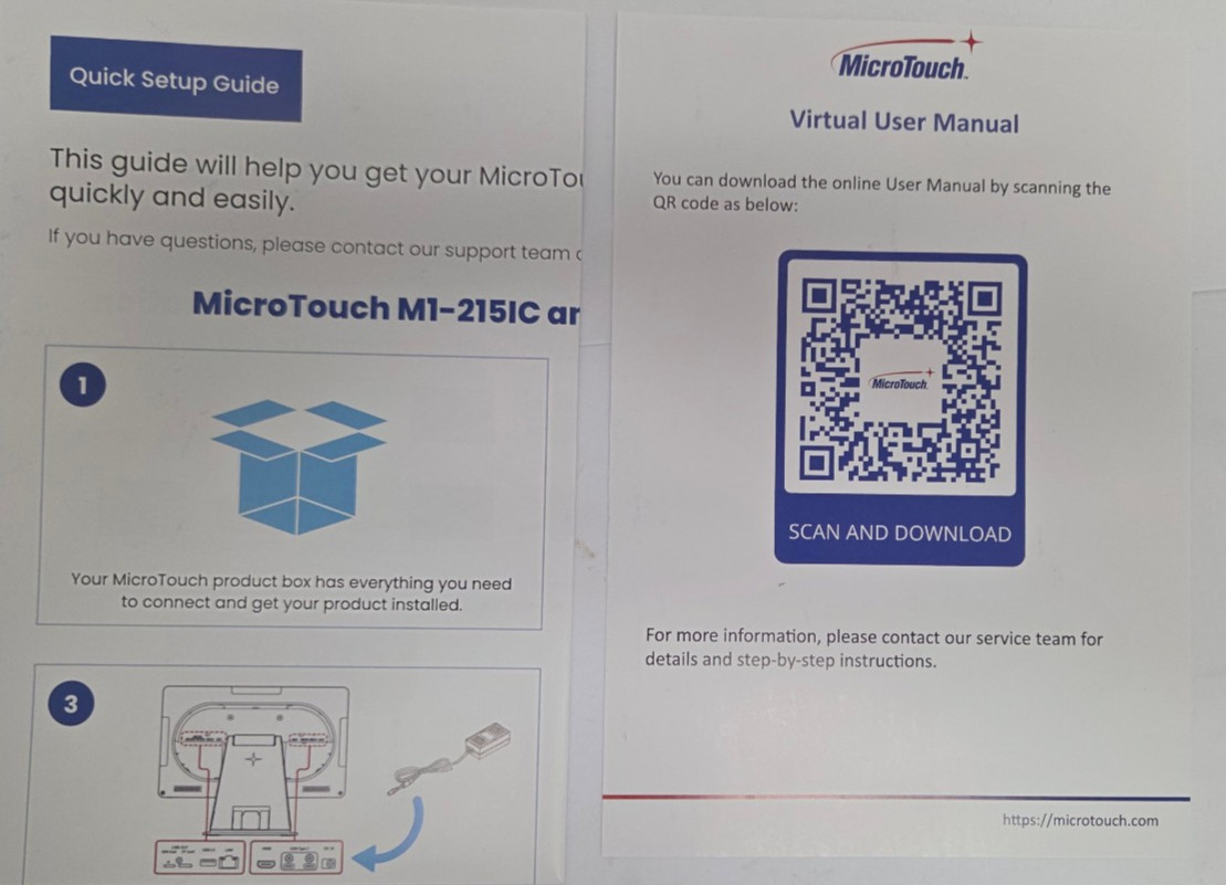 MicroTouch IC-156P-AA2 Android 15.3" All-in-One Touch Screen Computer Returns OK