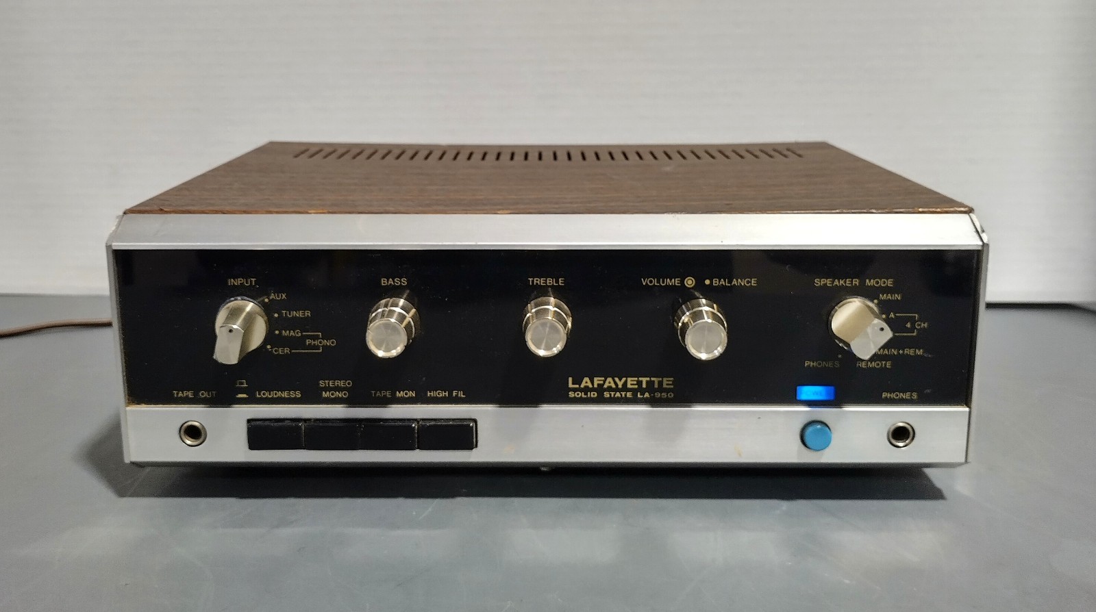 Lafayette LA-950 37.5W Per Channel 8Ω Solid-State Stereo Amplifier Power Tested