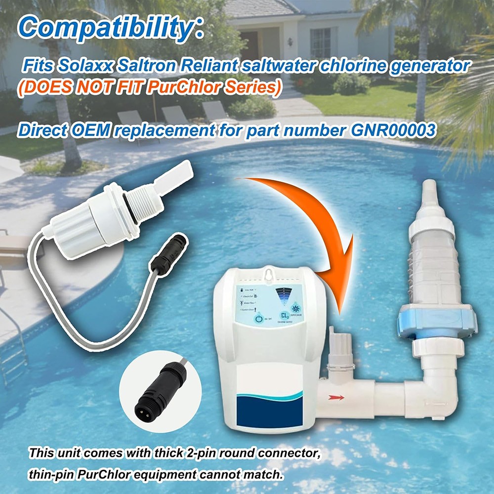 New Salt Water Generator Flow Switch #GNR00003 Replacement Compatible Model