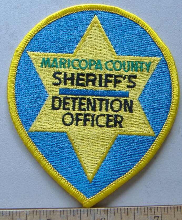 MARICOPA  COUNTY SHERIFF DETENTION OFFICER   ARIZONA   FABRIC PATCH