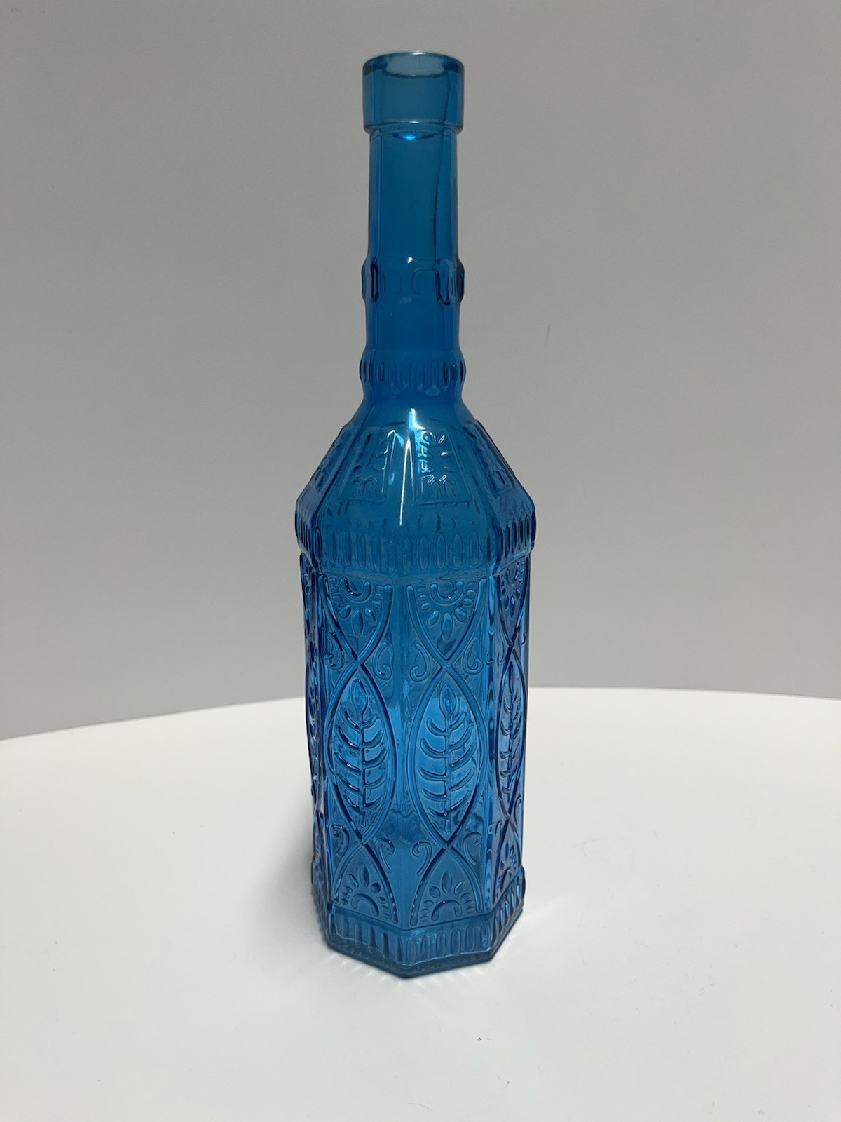 2 Craft Bottles Blue And Green
