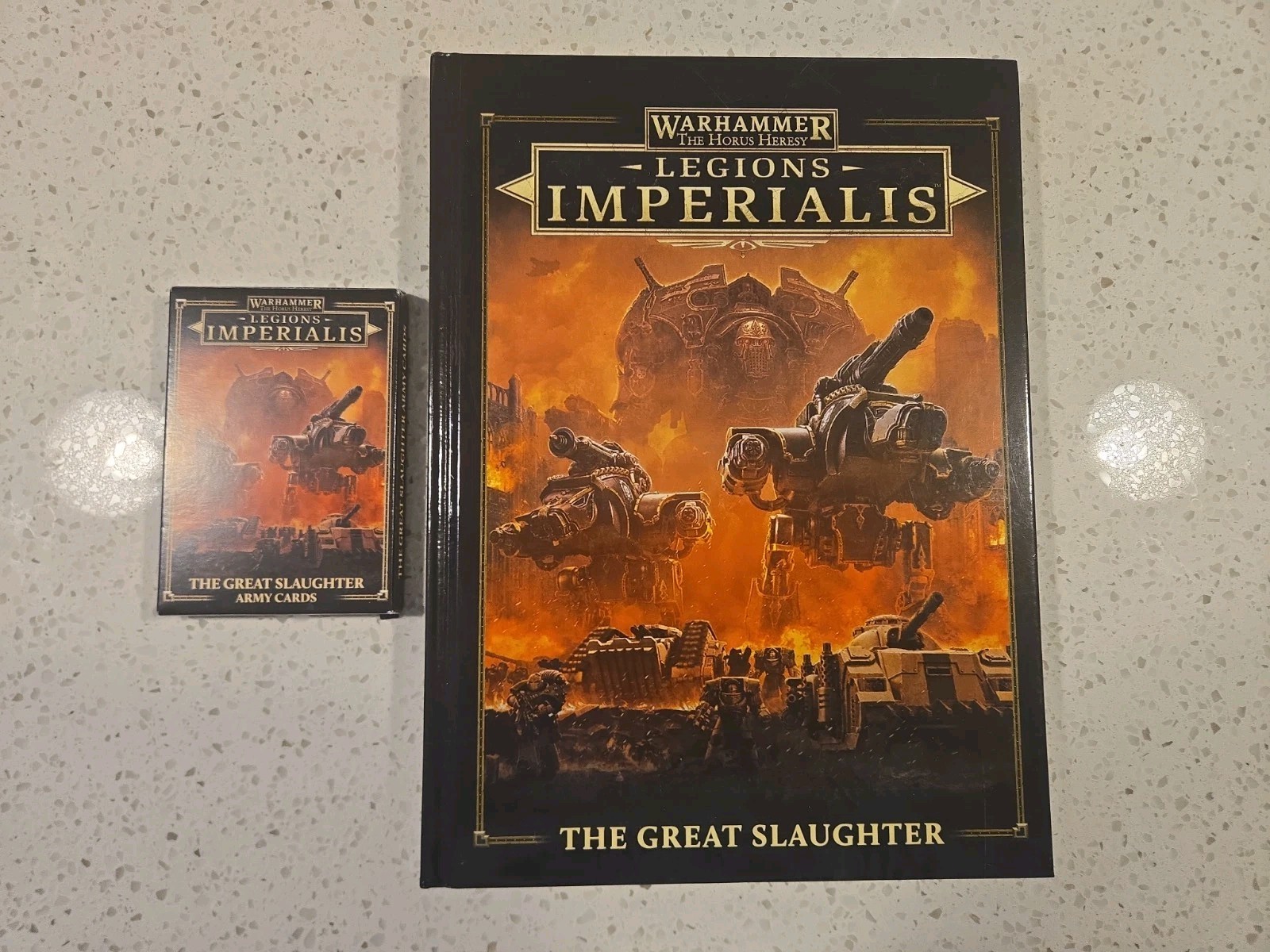 Legions Imperialis: The Great Slaughter - Warhammer with army cards