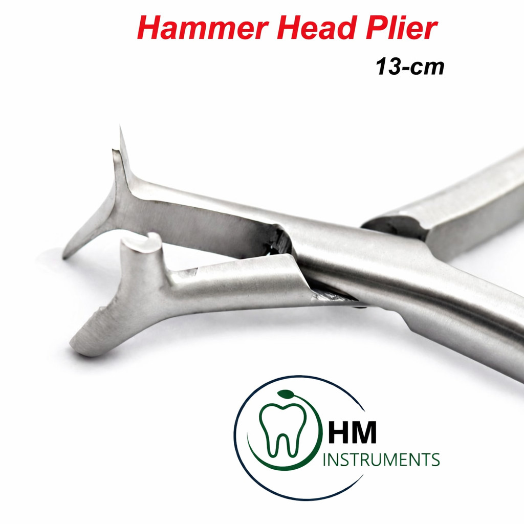 Hammer Head Plier Dental Orthodontic Instrument 13cm Stainless Steel
