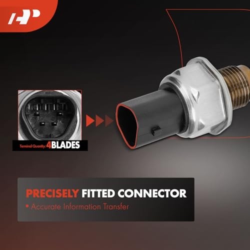 Fuel Injection Pressure Sensor [4 Pins] Compatible with Ram 2500 2013-2017,