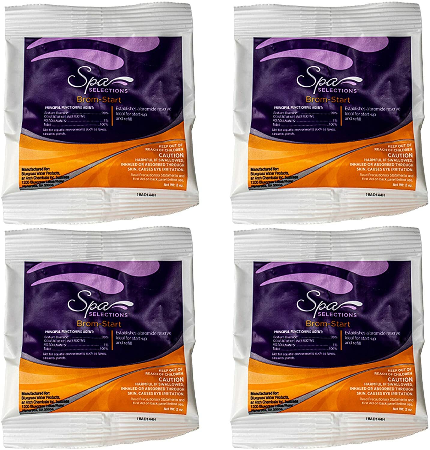 Spa Selections 86204 OBS Brom-Start 2oz, 4-Pack