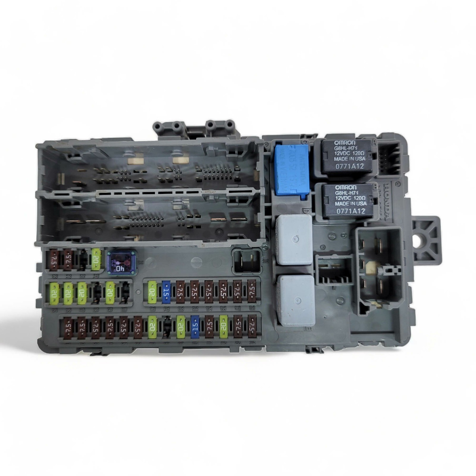 2011-2013 Honda Odyssey Touring Driver Interior Fuse Box Relay, 38200-TK8-A22, C