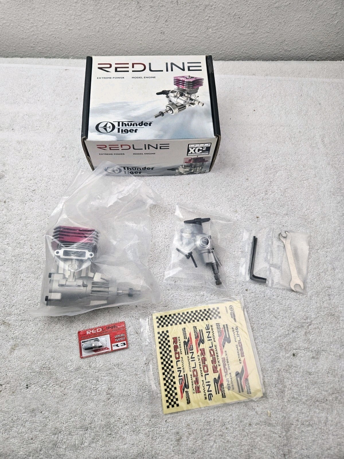 THUNDER TIGER REDLINE RL -53H 9606 RC ENGINE NEW IN OPEN BOX