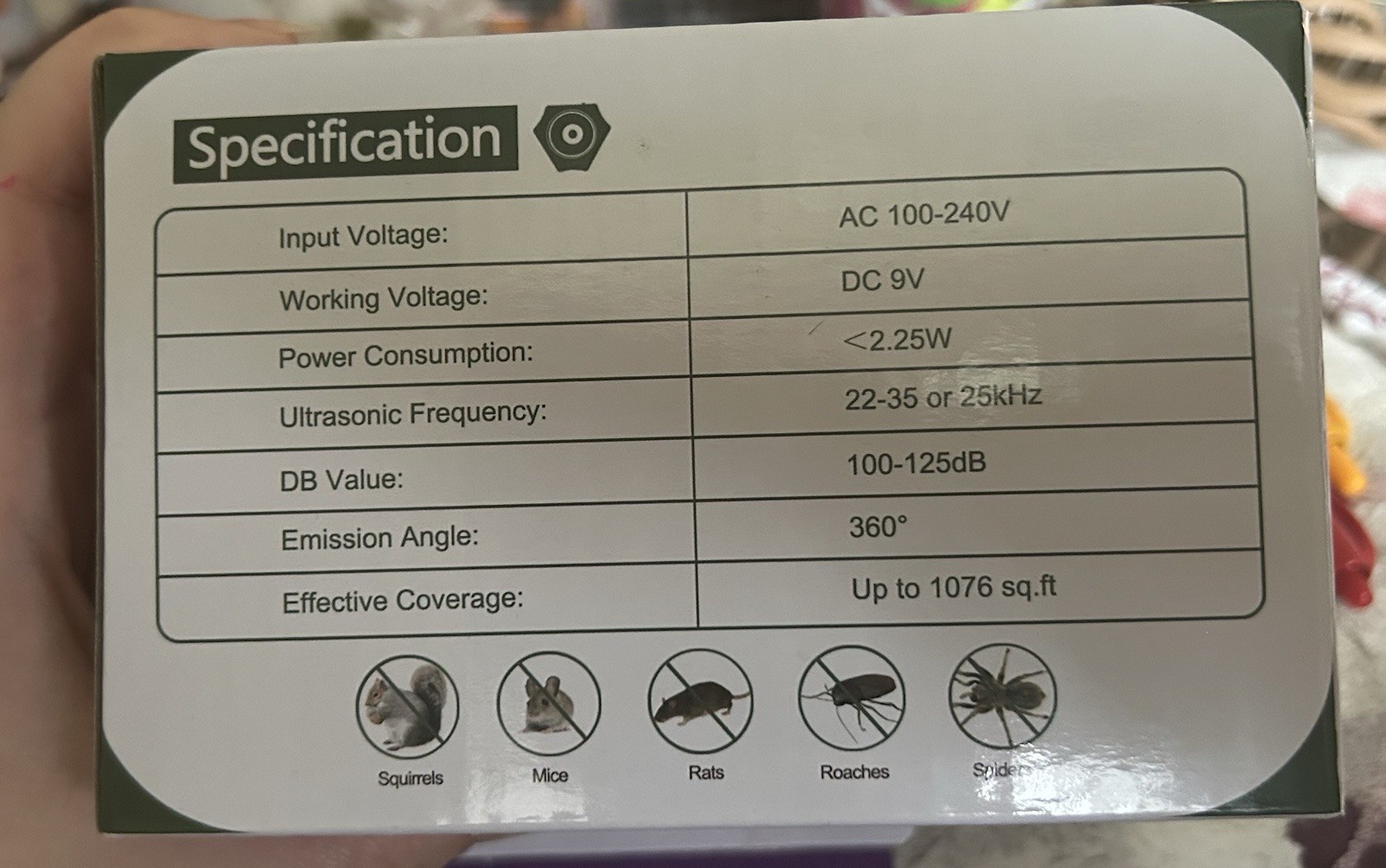 Brand New Ultrasonic Pest Repeller