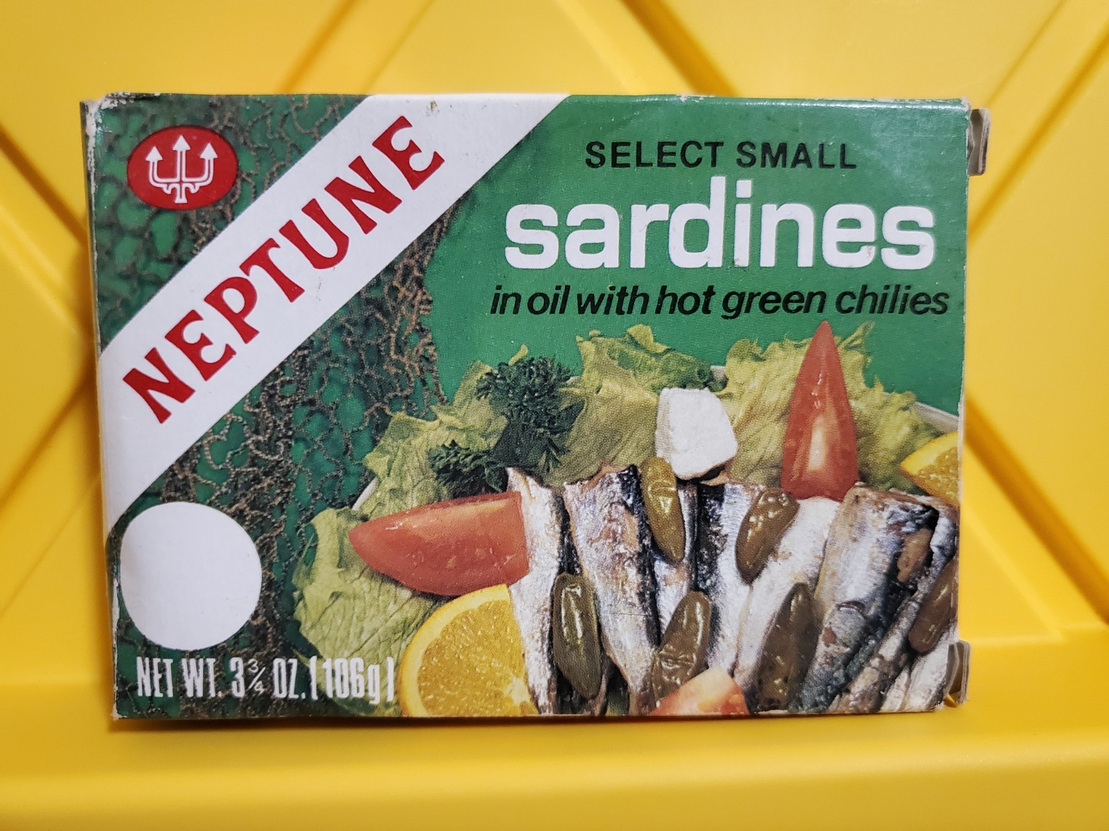Neptune Sardines Antique Old Style