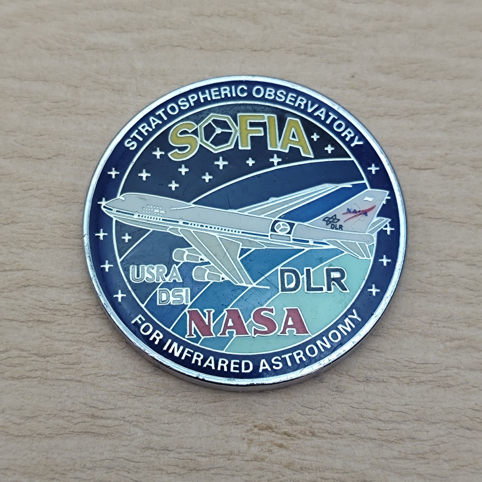 747SP Stratospheric Observatory for Infrared Astronomy Coin