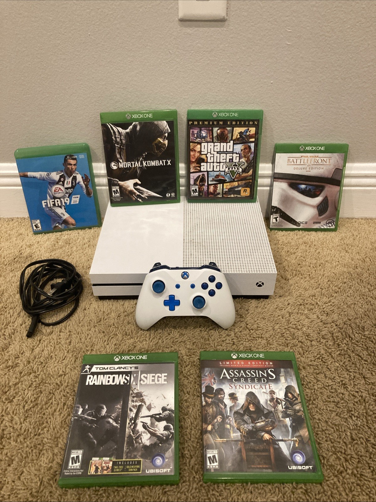 Xbox One S Console Bundle & Games - CLEAN/TESTED - SHIPS FAST!!