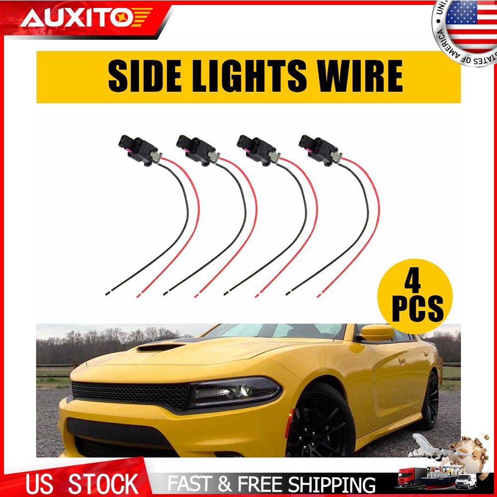 OE-Spec Side Marker Light Power Cord Wire Harness For Dodge Charger Chrysler 300
