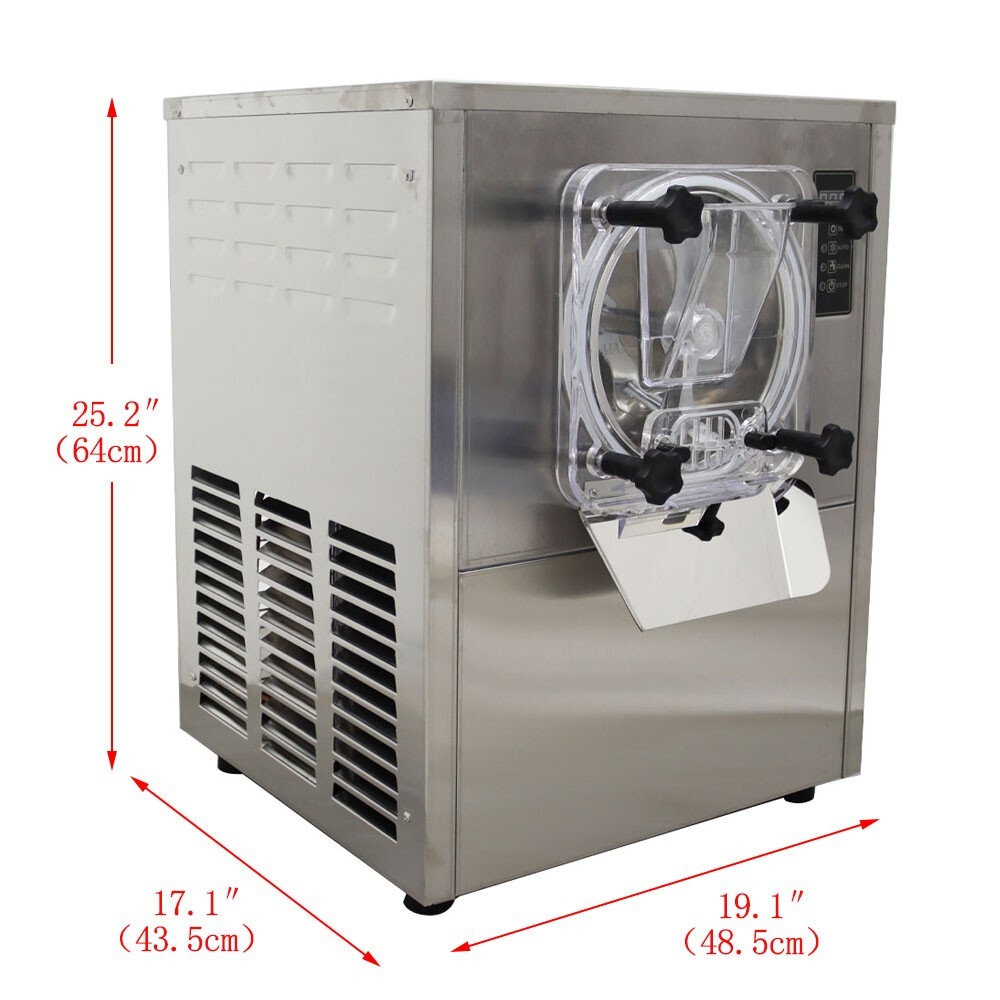 Hard Ice Cream Machine Catering Equipment Ice Cream Maker 7.9gal/h Output 1400w