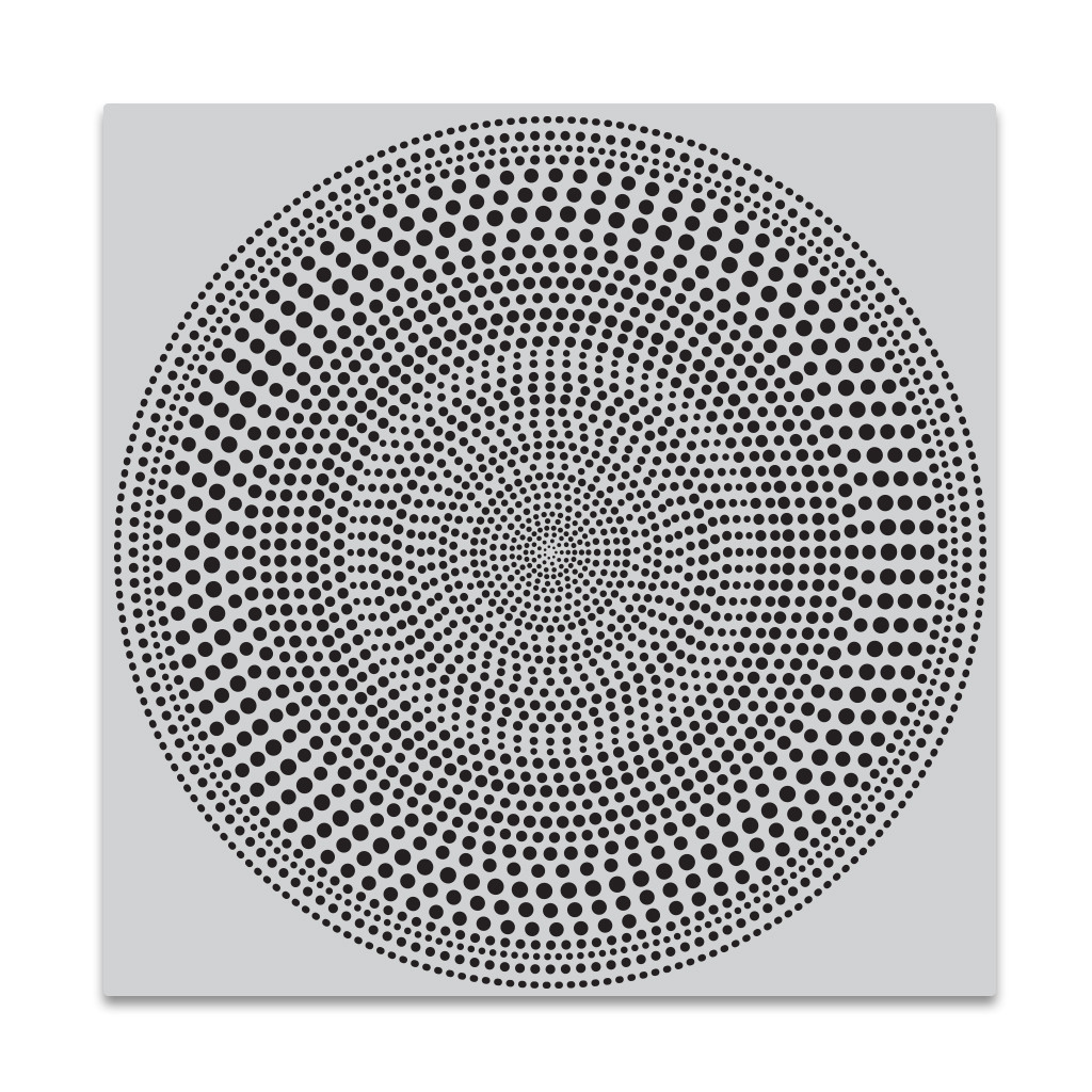 Hero Arts "SUNBURST" Background Cling Bold Prints Stamp 6"x6"