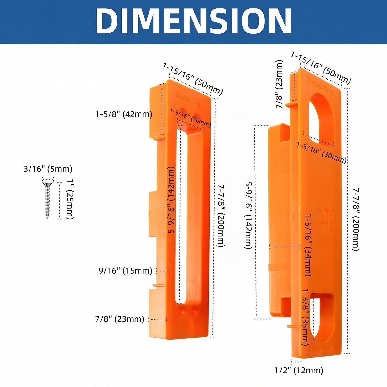 Hidden Hinge Template Invisible Hinge Router Guide Template for Hidden Door H...